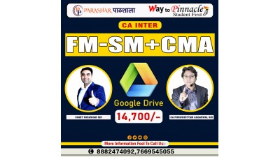 CA Inter FM-SM+ CMA COMBO Google Drive Classes by Sumit Parashar Sir & CA Purushottam Aggarwal Sir For May 24 & Onwards  | Complete FM-SM+CMA Course | Full HD Video + HQ Sound